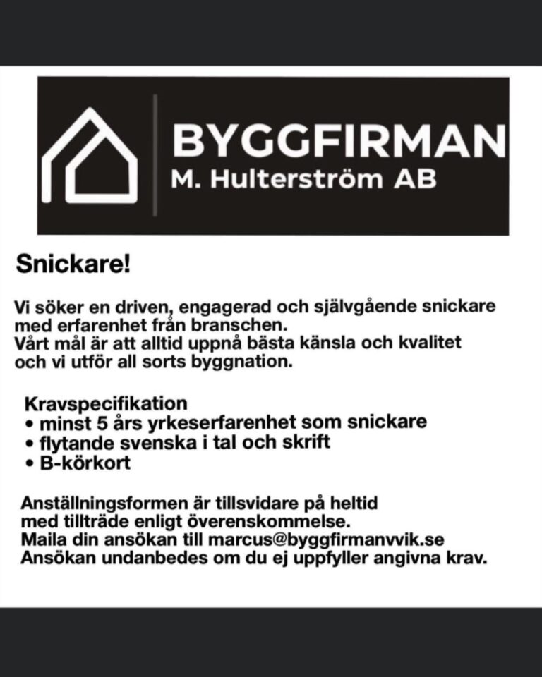 Instagram post from byggfirmanmhulterstromab. This post is in position 2.